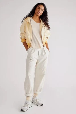 NWT CITIZENS OF HUMANITY Sz 34 HADLEY CURVED SURPLUS PANT IN FROTH - Image 1 of 4