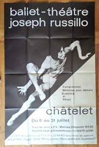 affiche Ballet - Ballet théâtre Joseph Russilio - Châtelet Mémoires pour demain - Imagen 1 de 1