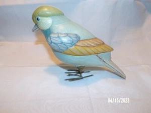 Mario Gonzalez Emaille und Metall Vogel Figur signiert & nummeriert 24/350 - Bild 1 von 10