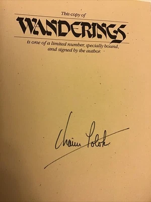 Wanderings: Chaim Potok's History of the Jews Signed,  First Limited Edition . - Image 1 of 4