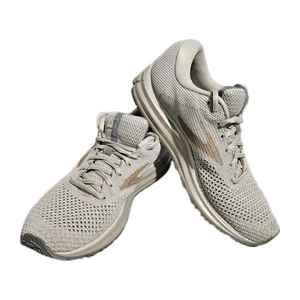 Scarpe da corsa passeggio Brooks Revel 2 donna taglia 11 grigio oro sneakers - Foto 1 di 10