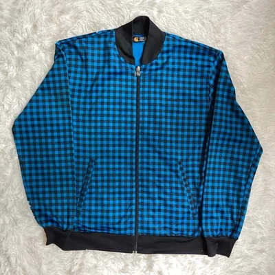 Carhartt Mens XL Jacket Blue Buffalo Plaid Playride Cruiser Track Jogger  - Image 1 of 4