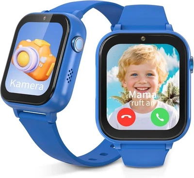 Smartwatch für Kinder Jungen Armbanduhr Video Telefon 4G ohne SIM wasserdicht - Bild 1 von 4
