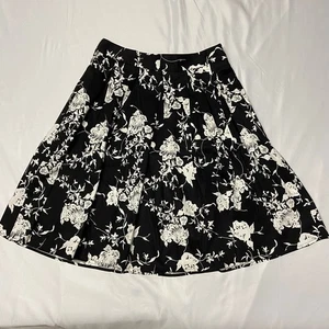 Falda Plisada Dresstore Línea A Estampada Floral Falda Bolsillos Dos Bolsillos L Nueva con Etiquetas - Imagen 1 de 11