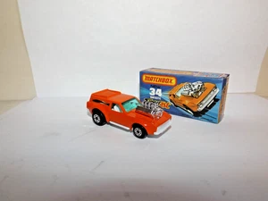 MATCHBOX S/F NR.  34-B VANTASTIC ORANGE, MIT MOTOR MIB - Bild 1 von 6