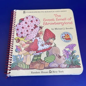 Strawberry Shortcake Scratch & Sniff The Sweet Smell Of Strawberryland Book 1980 - Picture 1 of 12