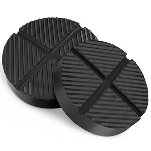 2 Pcs Jack Pads Floor Jack Rubber Pad Rv Jack Pads Pinch Weld Jack Pads Floor - Picture 1 of 11