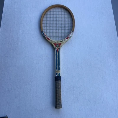 Original Vintage Slazenger JOHN NEWCOMBE Signature Junior Timber Tennis Racquet - image 1 of 4