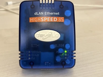 Devolo MicroLink dLAN HS Ethernet (85 MBit DLAN Highspeed Adapter) - Bild 1 von 3