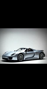 AUTOART 1/18 PORSCHE 918 SPYDER WEISSACH PACKAGE - LIQUID METAL CHROME BLUE - Picture 1 of 6