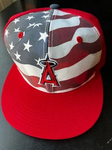 Los Angeles Angels Anaheim USA amerikanische Flagge Stadion Gewinnspiel Strapback Cap Mütze - Bild 1 von 4
