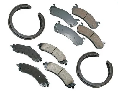 For 02-06 Cadillac ESCALADE 4 Wheel Drive Front Rear Brake Pads & Parking Shoes - Image 1 of 4