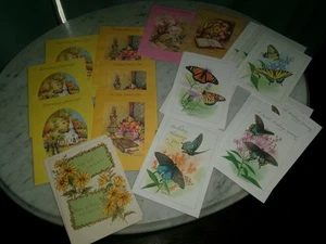 Vintage 18 UNUSED  Sunshine Line Cards Ken Bucklew Butterflies  Scripture Verses - Picture 1 of 8