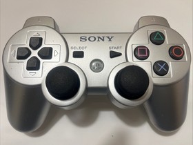 Sony PS3 DualShock 3 Wireless Controller &ndash; Silver OEM Original