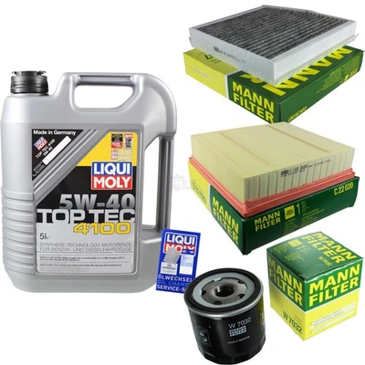 INSPEKTIONSKIT FILTER LIQUI MOLY ÖL 5L 5W-40 für Mercedes-Benz B-Klasse W246 - Bild 1 von 4