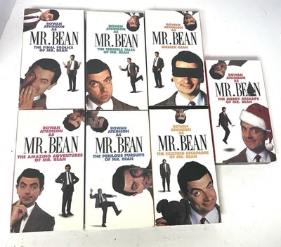 Mr. Bean VHS Set of 7 Beans ~ Volumes 1-7 Rowan Atkinson 1993 - Image 1 of 4