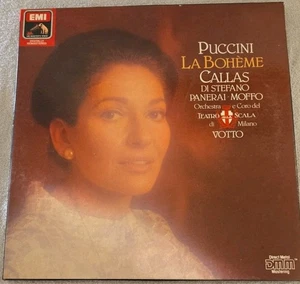 Puccini La Boheme Callas 2 Vinyl Album Box Set Excellent Condition - Picture 1 of 3