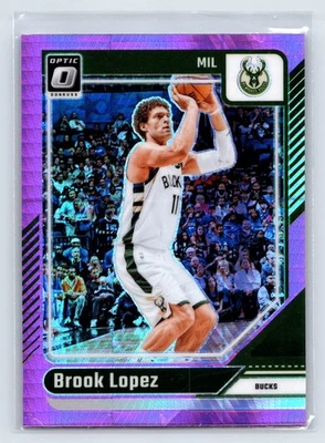Donruss Optic #116 Brook Lopez Hyper Pink Milwaukee Bucks 2024-25 Foto 1 de 2