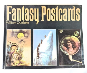 Fantasy Postcards William Ouellette Risque Erotic Bizarre Illustrations (1975) - Imagen 1 de 8