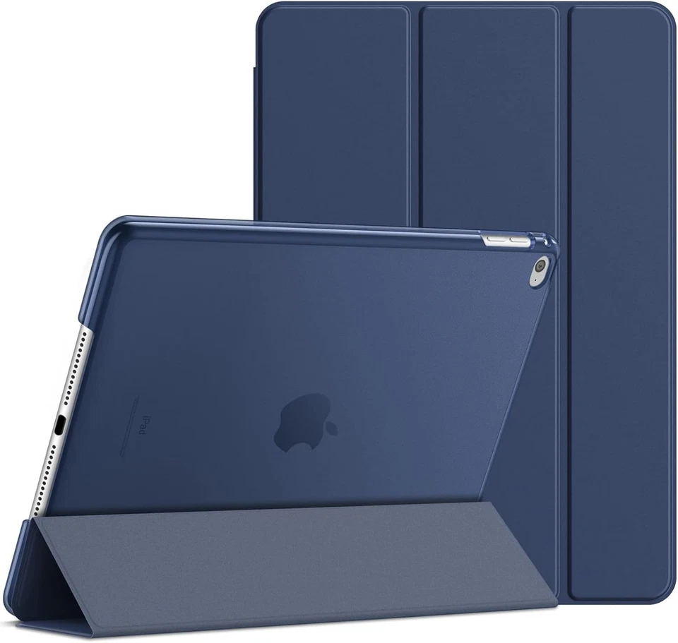 JETech Case for iPad Air 2 (2nd Generation), Smart Cover Auto Wake/Sleep (Navy) - Image 1 of 4