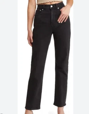 Madewell Women’s 90s Straight Leg Jeans Size 30 Black Wash - Image 1 of 4