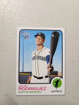 2022 Topps Heritage High Number Julio Rodriguez RC #700 Base NM Free Shipping - Image 1 of 2