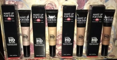 MAKE UP FOR EVER ULTRA HD SOFT LIGHT LIQUID HIGHLIGHTER 20,30,40,50 FULL SIZE  - Image 1 of 4