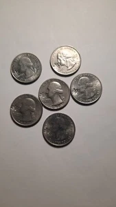 6 Various Years Washington Quarters Marijuana Weed Counterstamp Coin - Picture 1 of 2