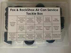 Caja de aparejo de servicio con lata de aire trasera de choque Fox & RockShox - Imagen 1 de 2