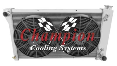 Atom 2 Row 1" Radiator 28",14" Fans-1967,1969-1972 Chevrolet C/K Series V8 Eng Foto 1 de 4