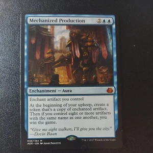 MTG Mechanized Production Aether Revolt 038/184 Regular Mythic - Picture 1 of 2