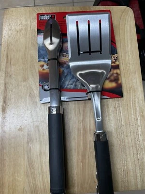 Weber Precision Tongs&Spatula Set Model# 6771 - Image 1 of 3