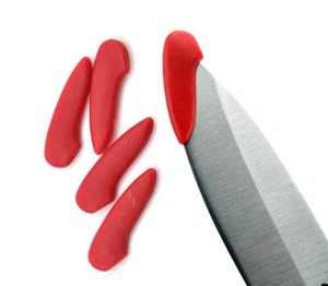 3PCS Red Knife Blade Cover Plastic Protection Tip Protect Accessories Tool - Picture 1 of 3
