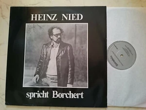 HEINZ NIED spricht Borchert *DISCOPHILIA PRIVATPRESSUNG*VINYL NEAR MINT LP* - Picture 1 of 5