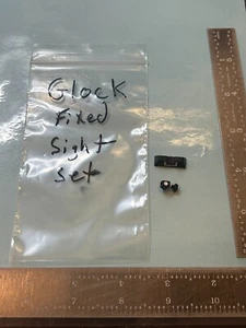 Glock OEM Sight Polymer Fixed 6.1 Rear and Front 17 19 22 23 26 27 34 - Picture 1 of 2