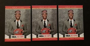 2012 Panini NBA Hoops Damian Lillard Rookie  #280 - Lot of 3 - Picture 1 of 5