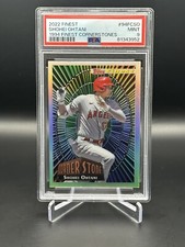 SHOHEI OHTANI PSA 9 2022 Topps Finest Chrome Refractor 1994 Finest Cornerstone