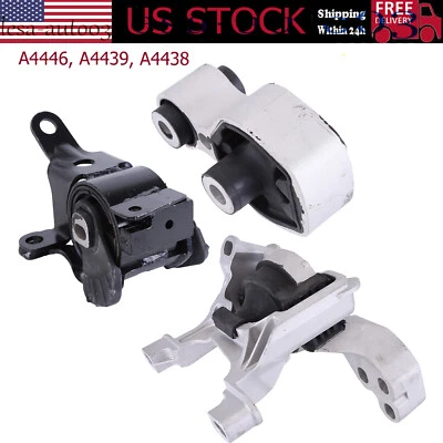 3PCS Engine Motor & Trans Mount Kit For Mazda 2014-2017 6 2014-2016 CX-5 2.5L - Изображение 1 из 4