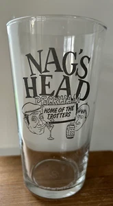 NAG'S HEAD The Trotters Pint BEER GLASS Only Fools and Horses - Picture 1 of 1