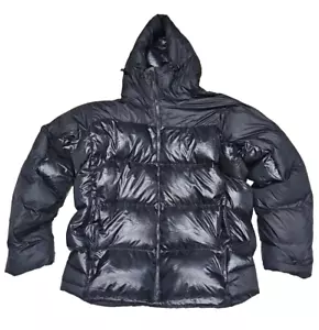 $698 RLX Ralph Lauren Pertex Quantum down hooded puffer jacket Black Men's SZ XL - Picture 1 of 5
