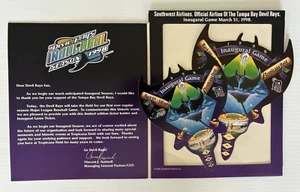 Tampa Bay Devil Rays Inaugural Game & Season Memorabilia Package - Picture 1 of 8