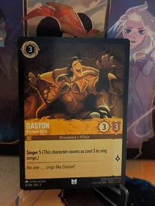 Disney Lorcana: Rise of the Floodborn - Gaston - Baritone Bully - 8/204 - Picture 1 of 1