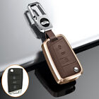 Key remote control cover protection protective cover case for seat Ateca Leon brown