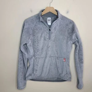 The North Face | Gray Soft Cozy Quarter Zip Pullover Front Pocket Size Small - Picture 1 of 5