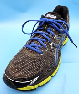 Asics GT-2000 Mens Size 11 Running Training Shoes Black Blue Green Gym T2K2N - Picture 1 of 10