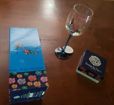 VASO DE VINO NUEVO EN CAJA Santa Bárbara Design Studio MISS SAGITTARIUS 13 oz.  Foto 1 de 4