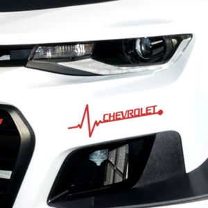 2X Heartbeat Graphic for Chevrolet SUV Truck Car Automotive Decal Vinyl Sticker - Picture 1 of 6