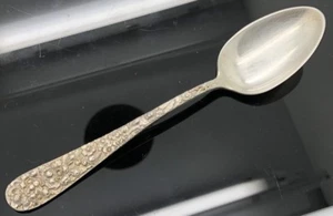 sterling silver Stieff Rose approx 5.5 inch tea spoon monogrammed P - Picture 1 of 5