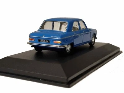 PEUGEOT 204 Bleue de 1967 Voiture de Collection 1/43 Série Limitée à 504 PCS - Photo 1/3