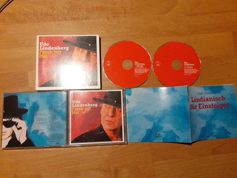 2-CD-Set UDO LINDENBERG Panik mit Hut - Die Singles von 1972 bis 2005 mit BUCH - Bild 1 von 1